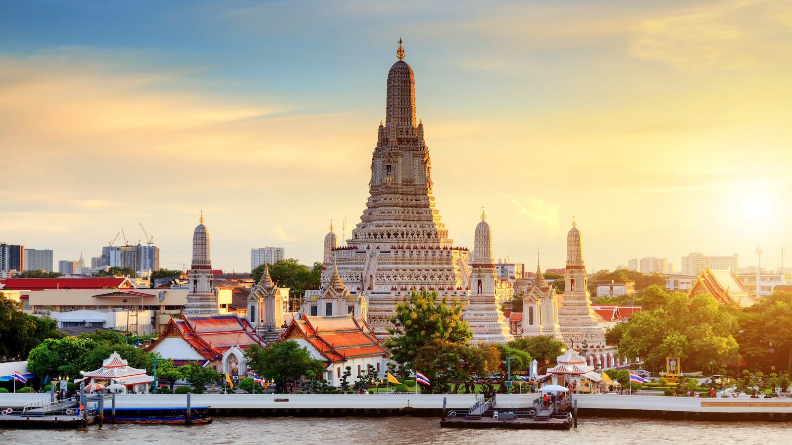 Wat Arun Temple at sunset in bangkok Thailand. Wat Arun is a Buddhist temple in Bangkok Yai district of Bangkok, Thailand, Wat Arun is among the best known of Thailand's landmarks